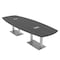 Skutchi Designs 45 in W, 120 in L, 29 in H, Engineered Wood Top, Grey HAR-ABOT-46X119-DOU-ELEC-ASIANNIGHT - alternate 1